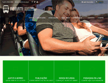 Tablet Screenshot of abrati.org.br